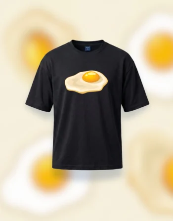 Fried Egg - Drop Shoulder Tee