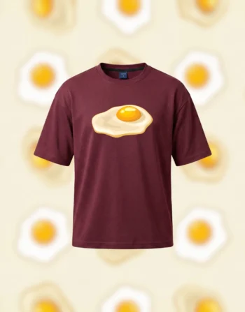 Fried Egg - Drop Shoulder Tee